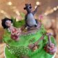 Jungle Book Kids Birthday Fondant Cake