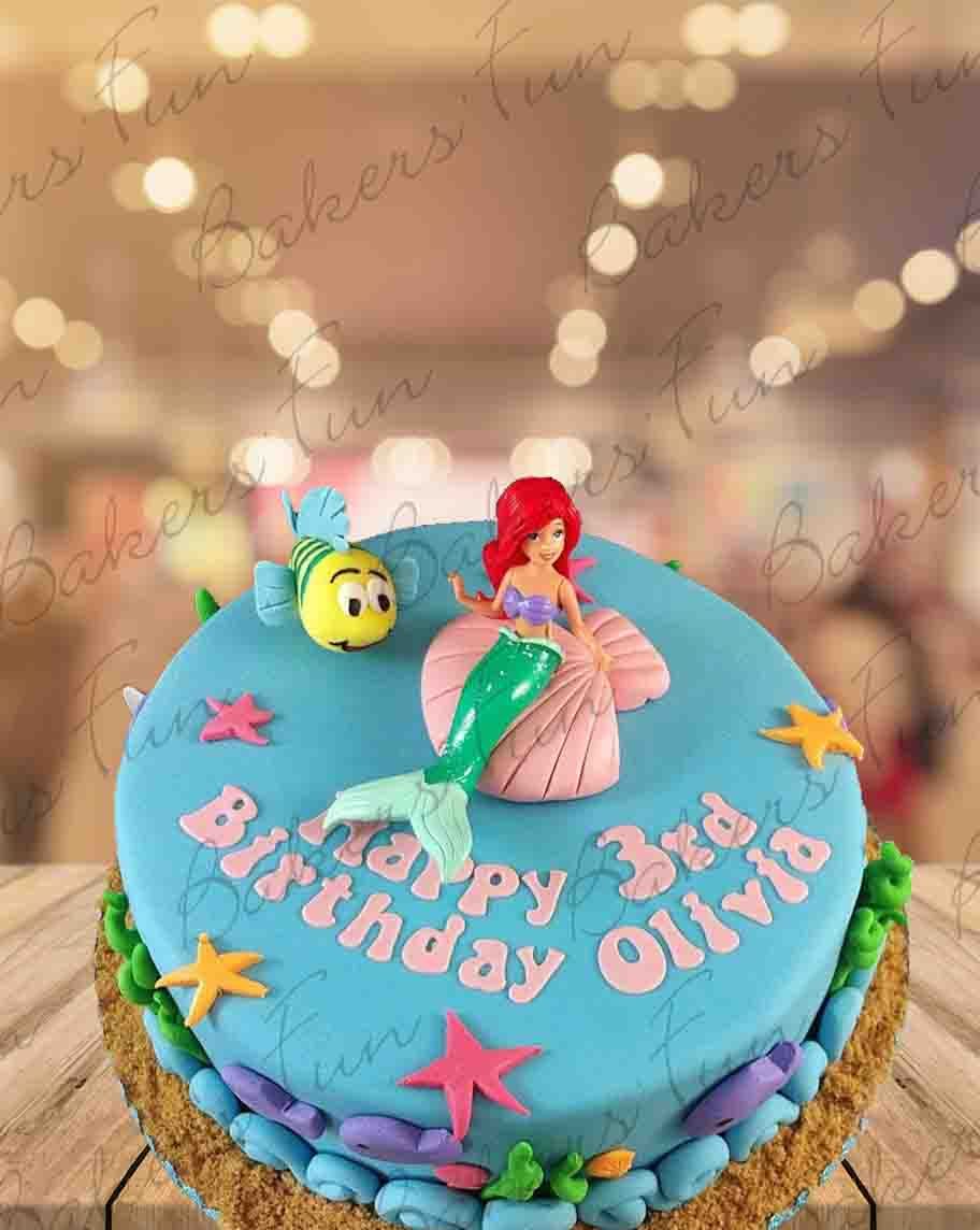 Ombre Mermaid Cake Delivery In Delhi NCR-sonthuy.vn