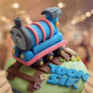 The Thomas Train Birthday Cake Fondant