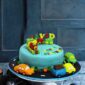 Train Fondant Birthday Cake For Kids