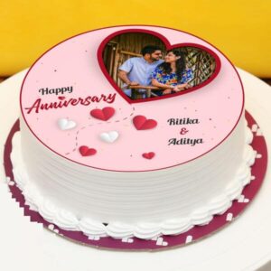 Photo Anniversary Cakes