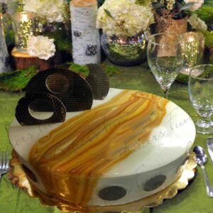 Smooth Marble Effect Cake
