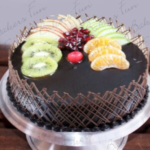 Aligned Fruit & Truffle Cake