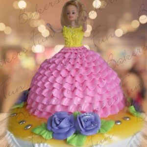 Tropical Barbie Cake