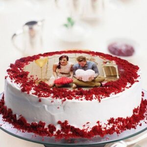 Red Velvet Valentine Cake