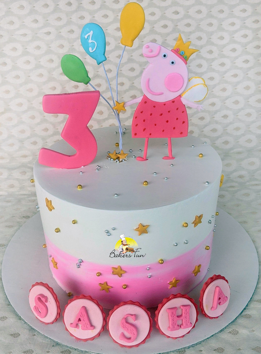 Pretty Cake Ideas For Every Celebration : Peppa Pig birthday cake-sonthuy.vn
