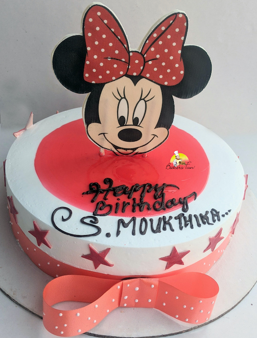 Minnie Mouse Baby Shower Cake