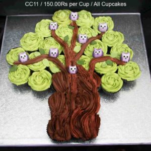 Owls on a Tree Cupcakes