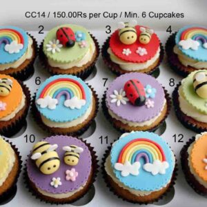Honey Bee & Lady Bird Cupcakes