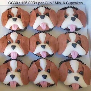 Spaniel Dog Breed Cupcakes