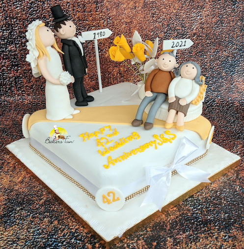 Happy Wedding Anniversary Cake | Yummycake-sonthuy.vn