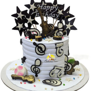 The Musical Theme Pastry Cake