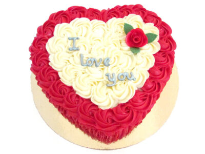 Heart Out Red Velvet Heart Shape Cake