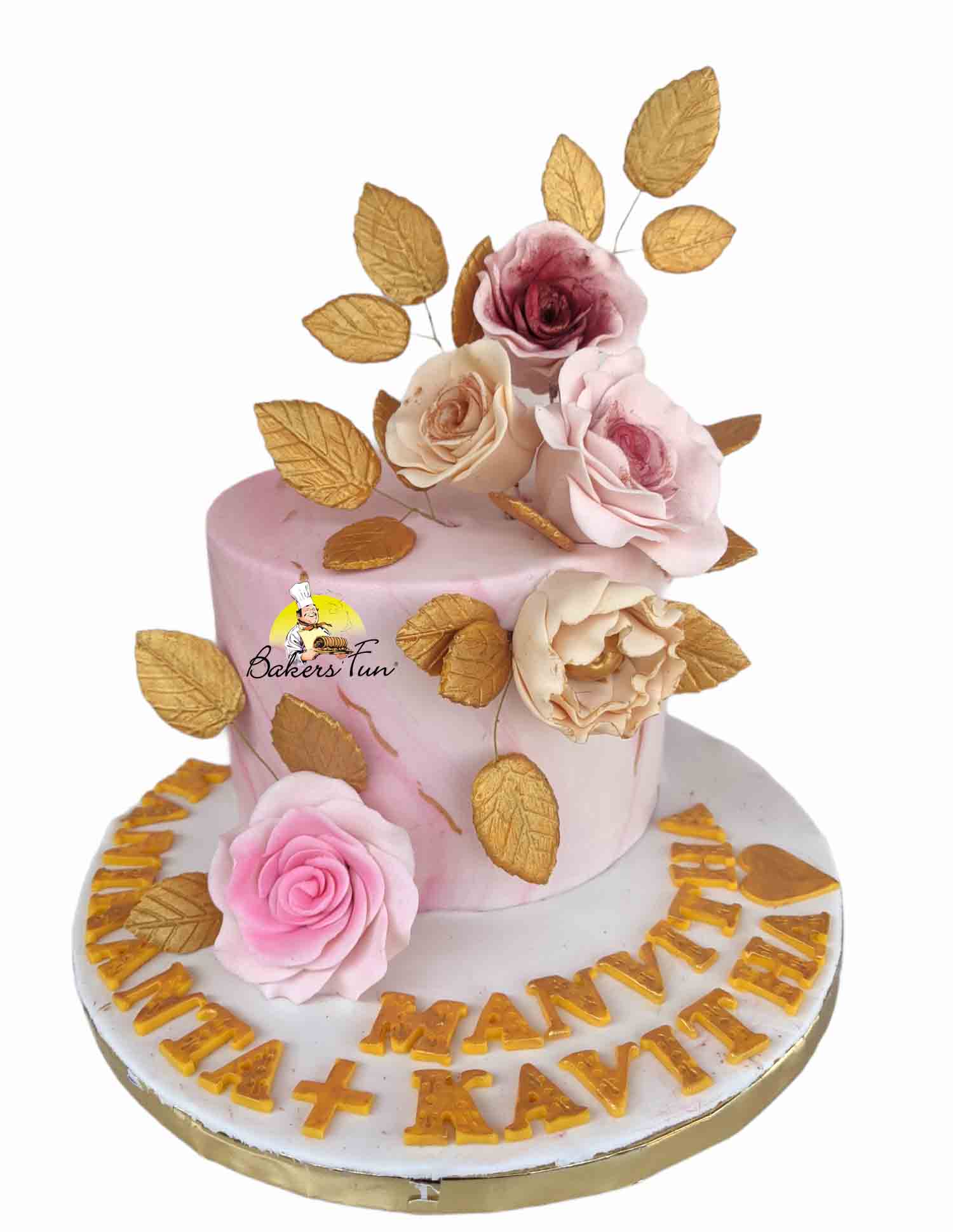Sweet Sixteen Pink Floral Birthday Cake For Girls - Bakersfun